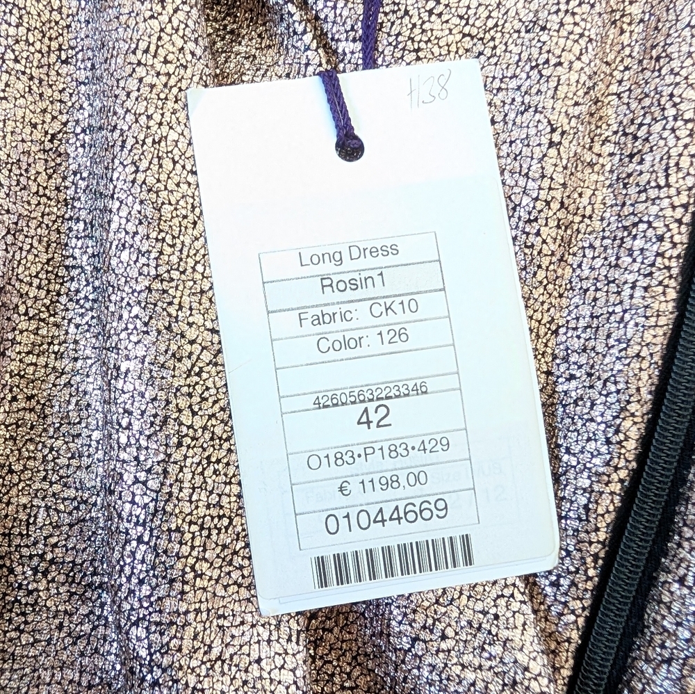 NWT NEW Talbot Runhof 12 Rosin Cape Gown Dress Pink Evening - Picture 12 of 15